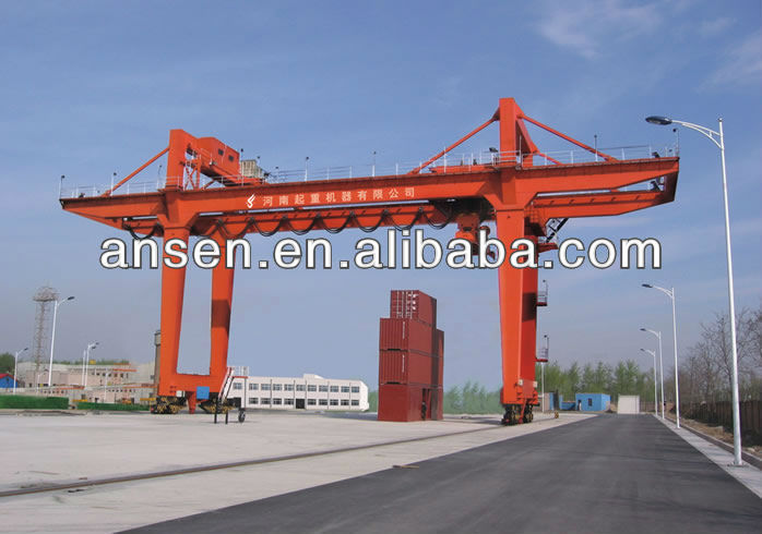 Anson gantry crane for container lifter