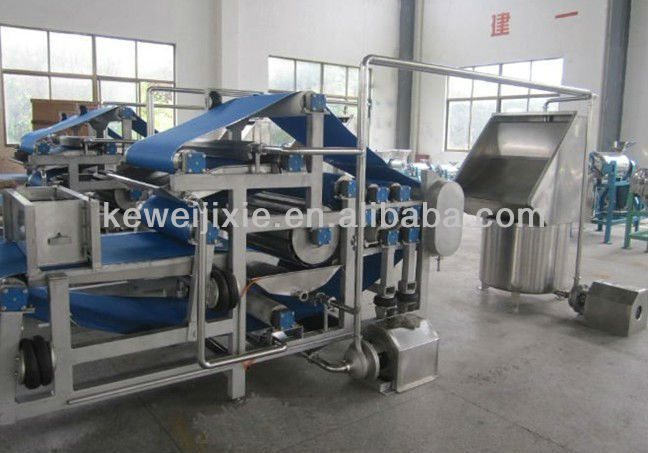 Apple peach various fruirs juice making belt industrial press machine