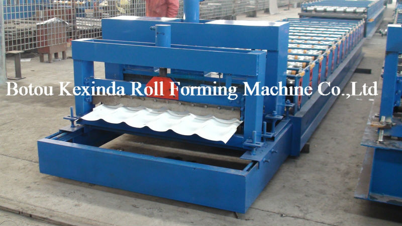 arch glazed tiles machine color steel roof tile machine