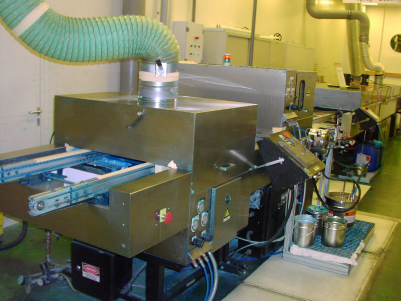 Argus Spray coater incl IR final cure oven