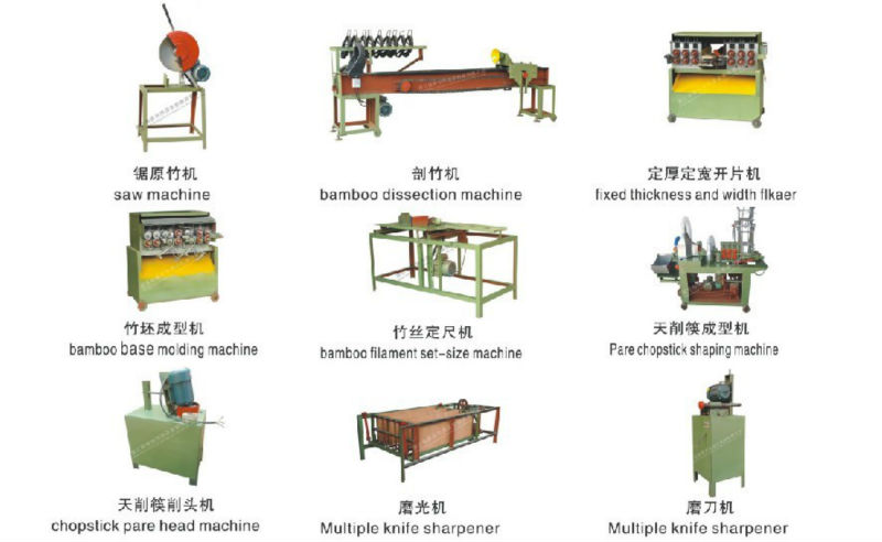 artistic bamboo chopstick machine