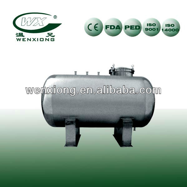 Asepsis type Stainless steel storage tank