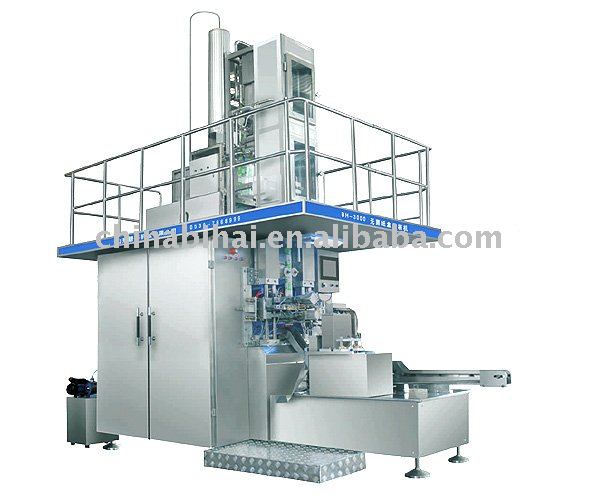 Aseptic brick shape carton filling machine