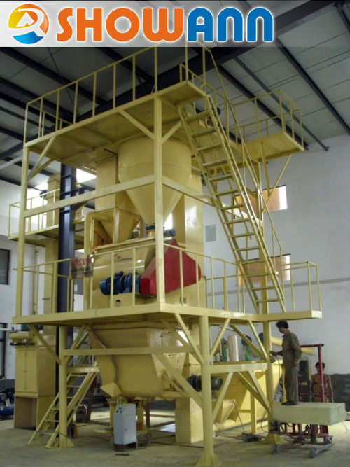 Asia popular dry motar mixing plant