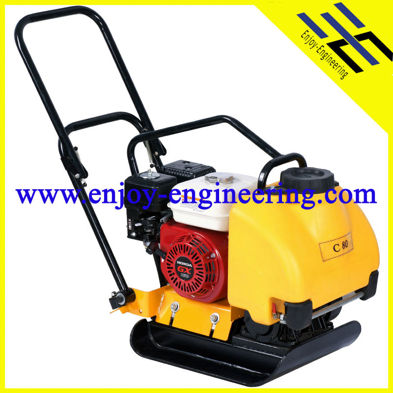 asphalt gasoline and diesel single direction plate compactors machinery