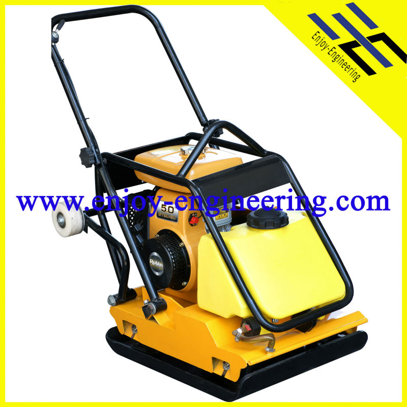 asphalt honda engine vibratory plate compactor with water tank