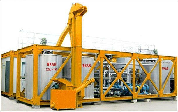 Asphalt modification plant