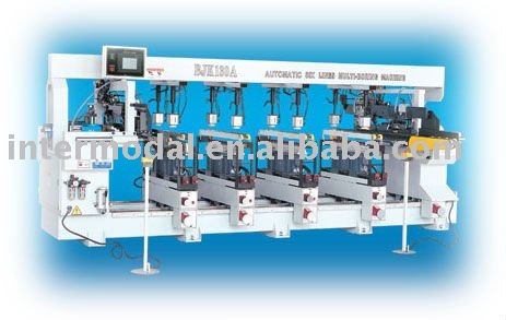 Auto feeding multiple spinde drilling machine