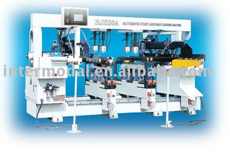 Auto feeding multiple spinde drilling machine