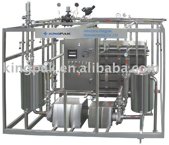 Auto plate type sterilization equipment (liquid food sterilizer)