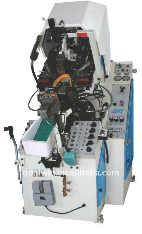 auto safety shoe toe lasting moulding machine