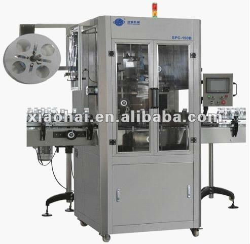 Auto shrinking sleeve labeling machine