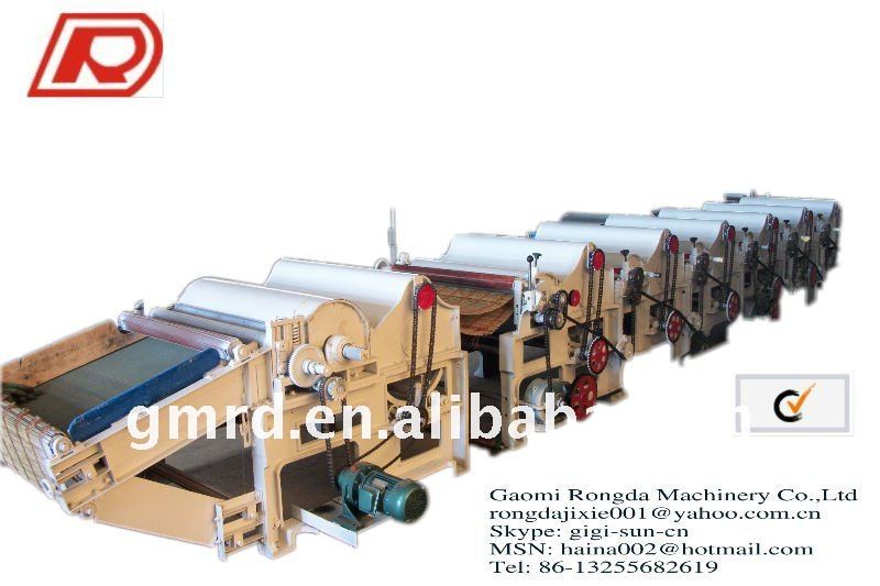 Auto Textile Machine for Waste tectile yarn recycle