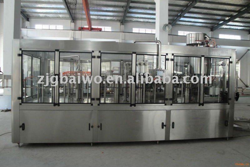 auto washer filler capper carbonated beverage production line