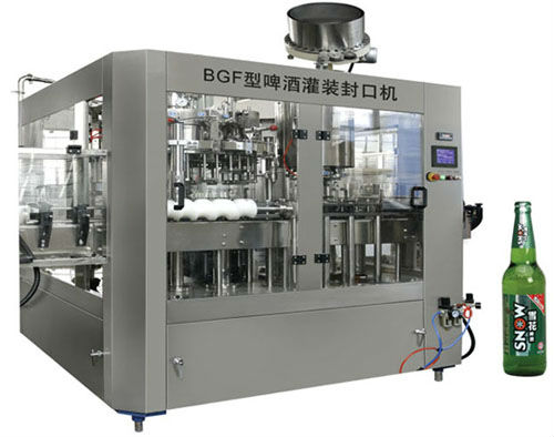 Automatc bottling machine for beer