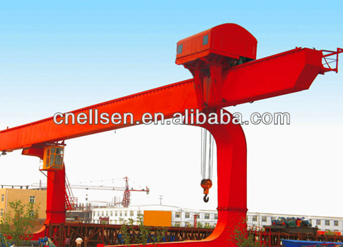 Automated C type single gantry crane applied in steel plant