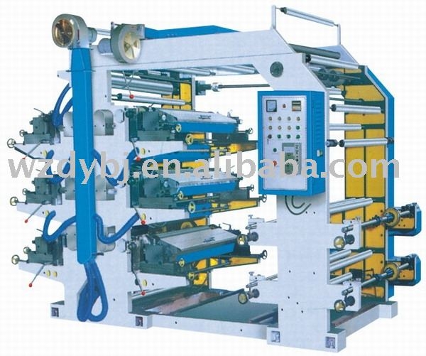 Automatic 6 color flexo printing machine