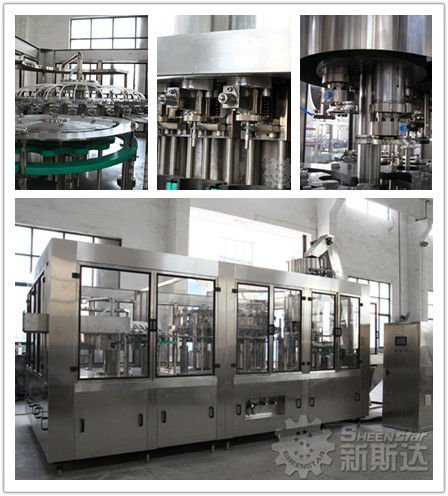 automatic beverage bottle filling machine