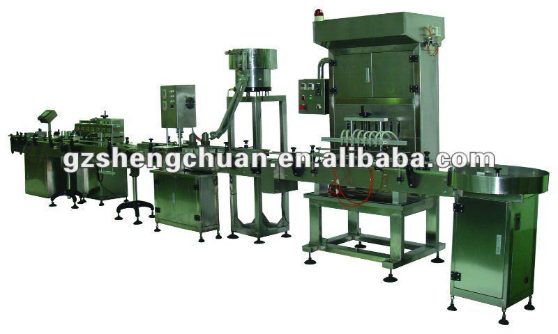 Automatic beverage filling and sealing machine