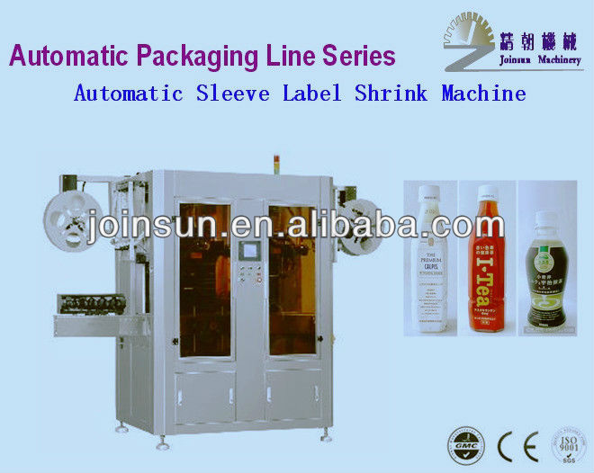 Automatic big barrel mouth sealing shrink sleeve labeling machine