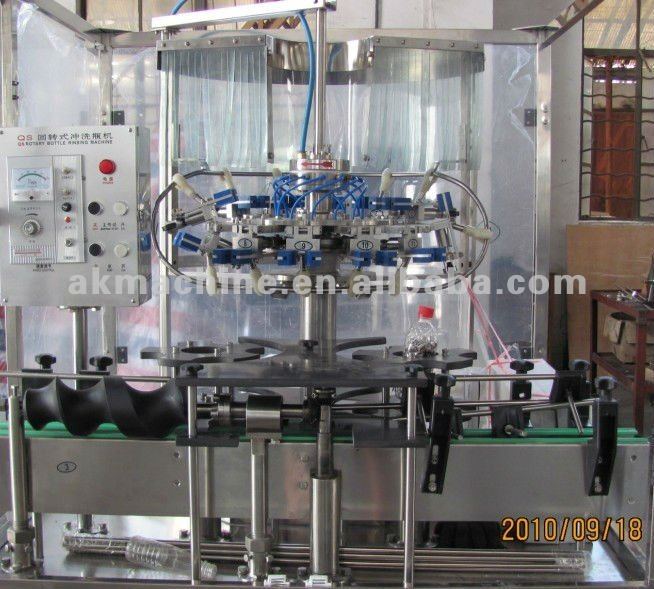 Automatic bottle washing machine