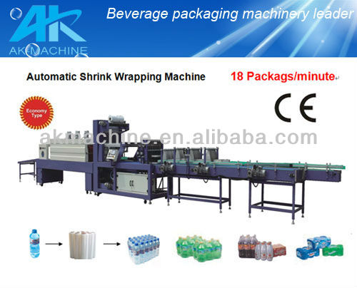 Automatic Bottled Water Liner shrink wrapping packing machine