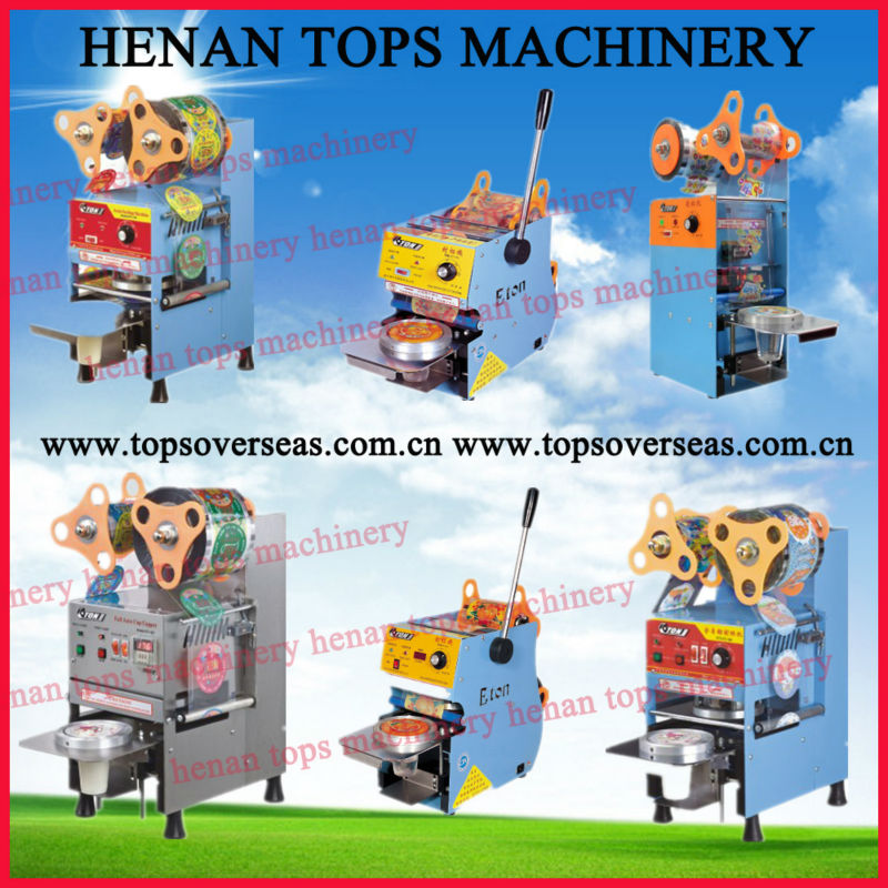 automatic bubble tea cup sealing machine for sale,0086-15136414669