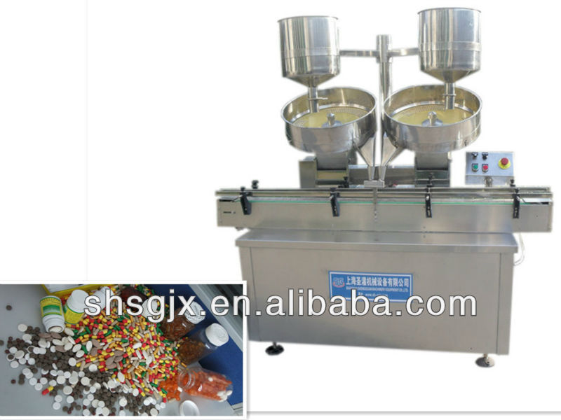 Automatic capsule counting machine for bottles