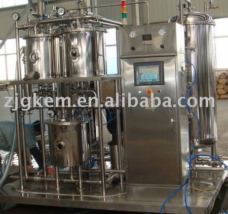 Automatic carbonated beverage mixer equipment
