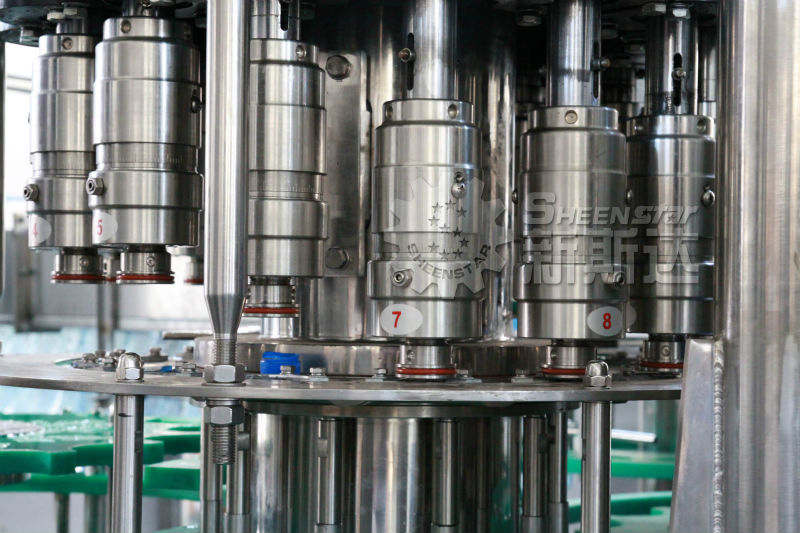 Automatic carbonated drink filling line