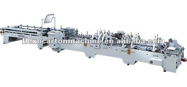 Automatic Carton Box Folding Gluing Machine