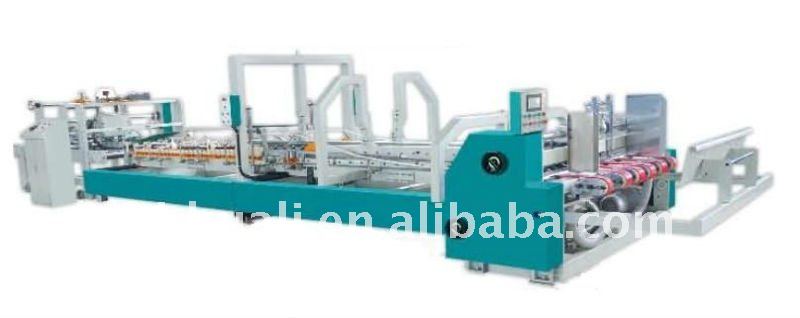 automatic carton gluer machine for cardboard making