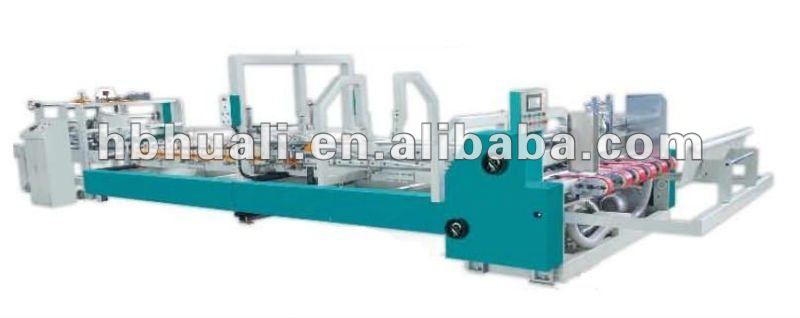 Automatic carton gluer machine / the machine gluing carton /super-speed gluer carton machine/micro-adjust the phase by computer