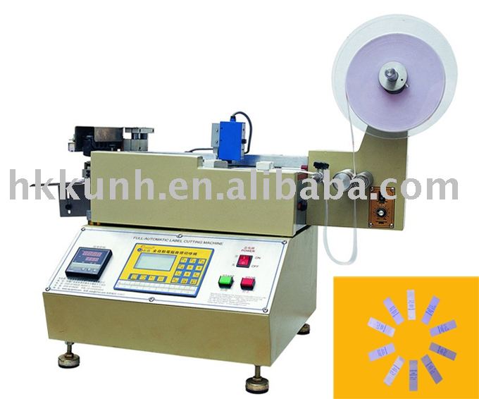 Automatic cloth cold and hot label belt cutting machine