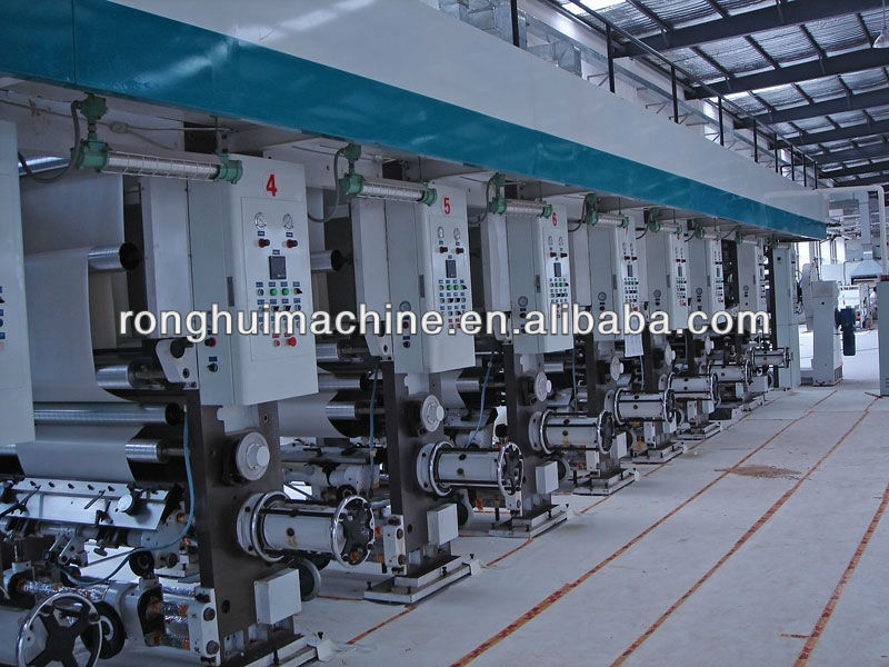 Automatic Computer Combination Gravure Printing Machine