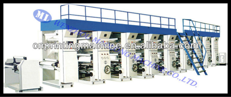 Automatic Computer Combination Gravure Printing Machine