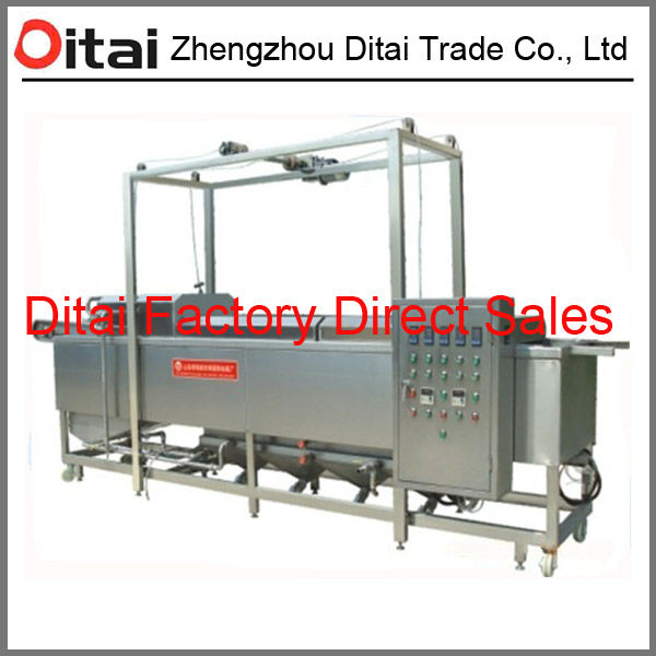 Automatic Continuous Deep Fryer with Double Conveyor