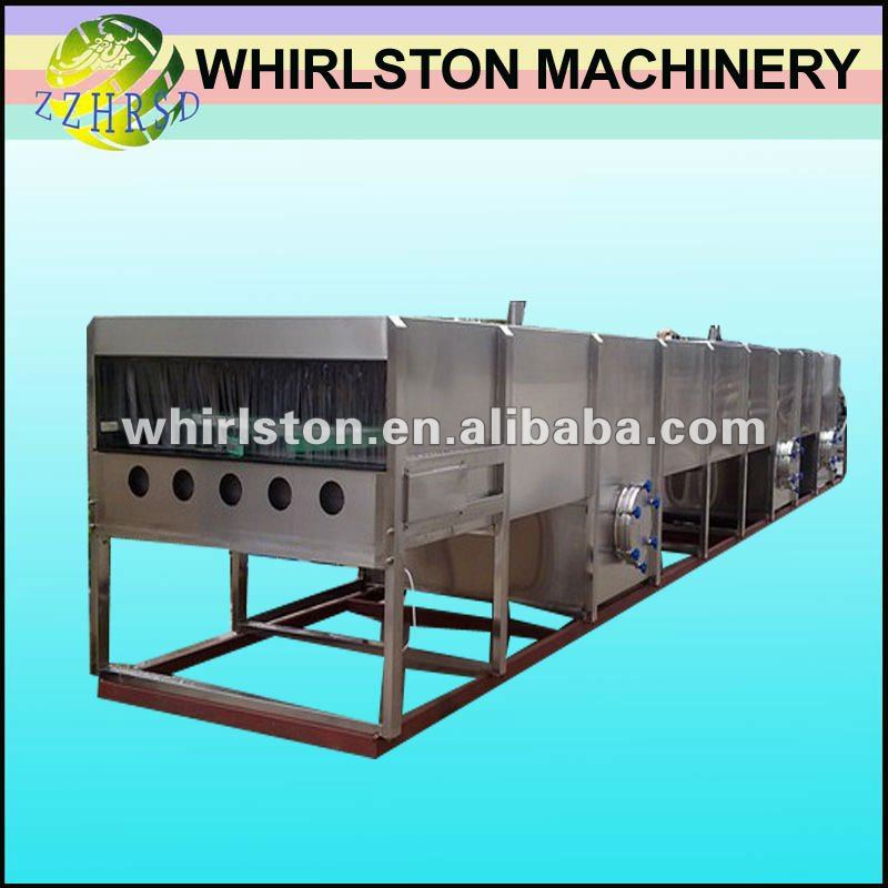 automatic continuous spraying bottle juice sterilizing machine