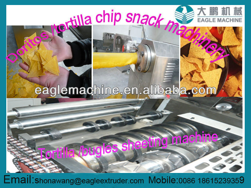 Automatic corn doritos tortilla chip making equipment / production machinery /making line