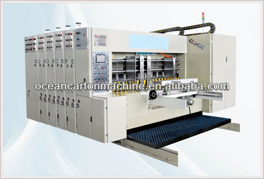 Automatic Corrugated Board Multi Colour Printing Slotting and Die Cutting Machine