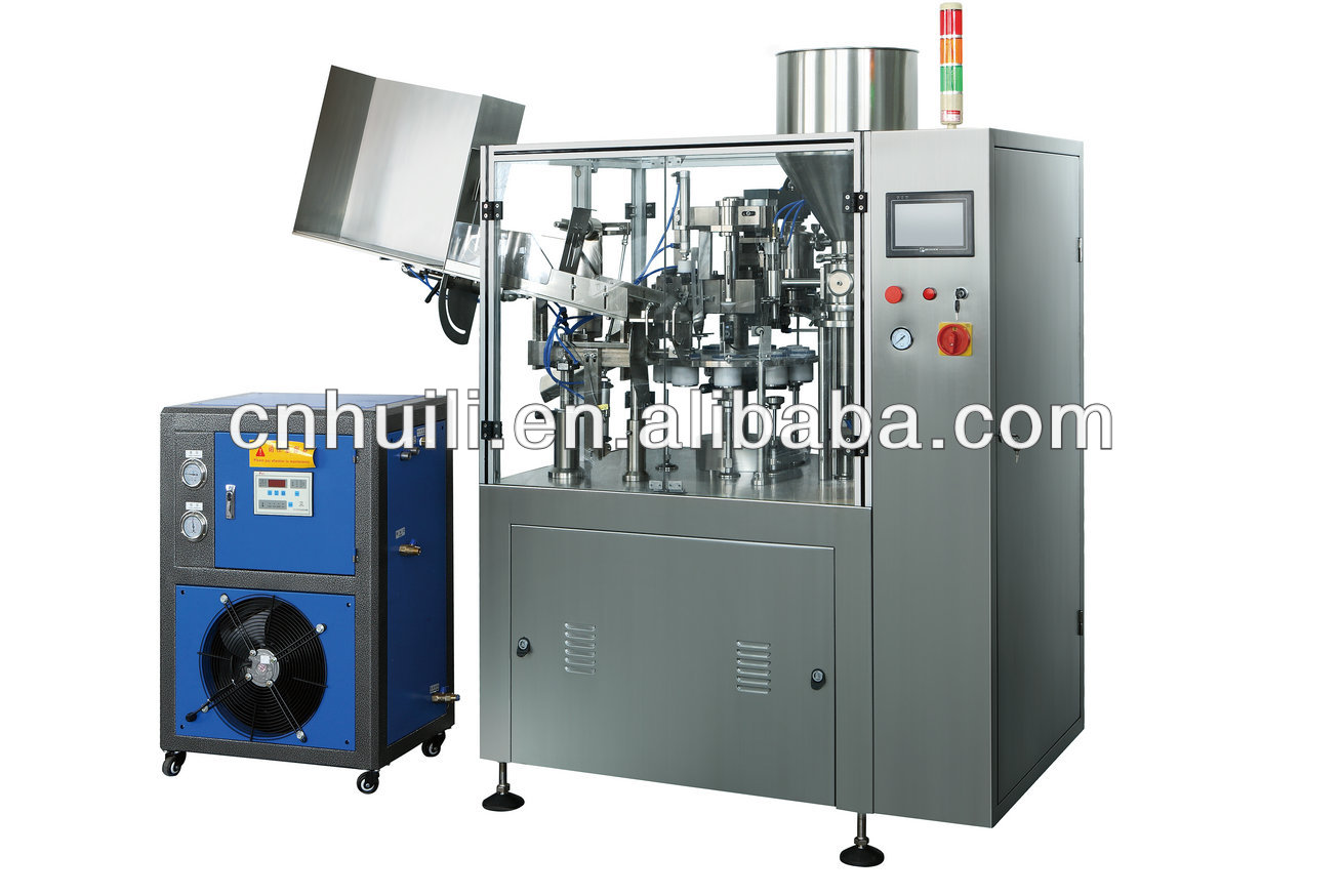 automatic cream plastic tube filling and sealing machine