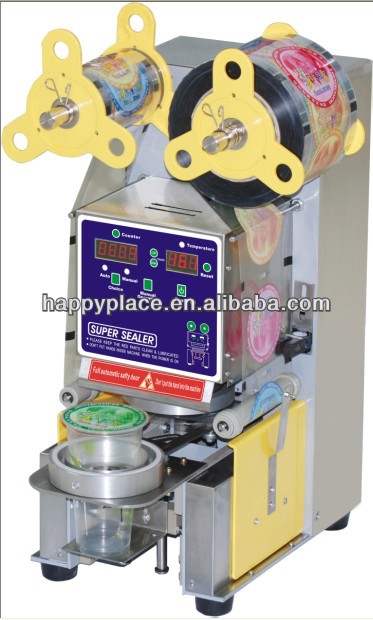 Automatic cup sealing machine,cup packing machine