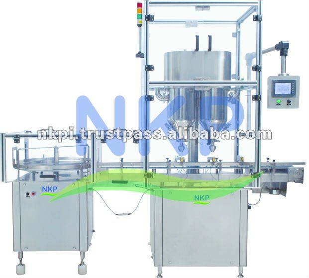 Automatic Double Head Auger Type Dry Syrup Powder Filling Machine