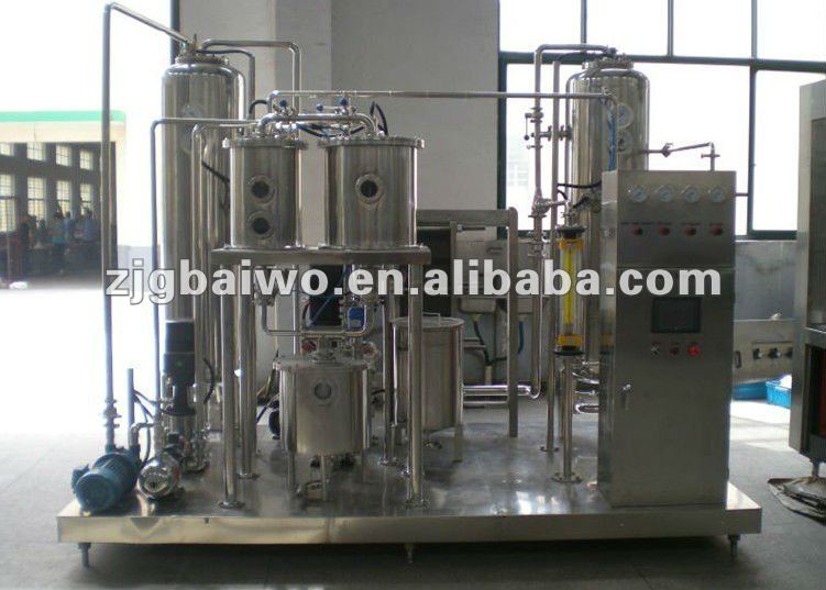 Automatic drink mixing machine for cola drink processing