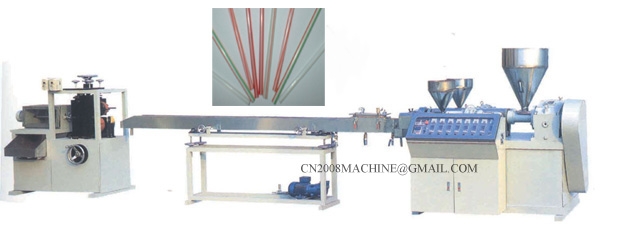 Automatic drinking straw making machine