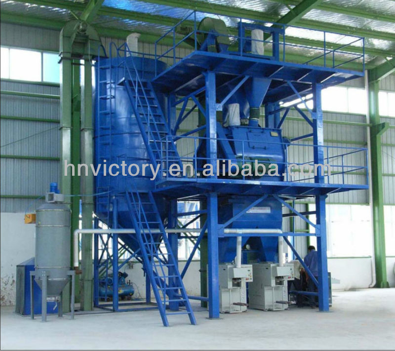 Automatic Dry Mortar Batch Mixing Plant With High Efficiency