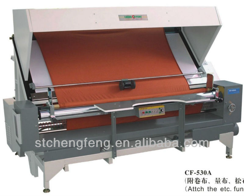 Automatic edge control and releasing cloth checking inspecting machine