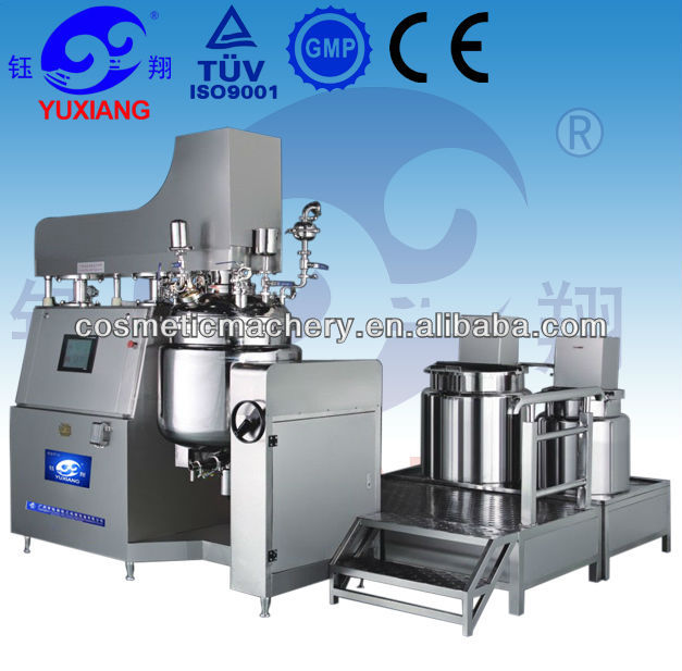 Automatic Ekato vacuum emulsifying machine for cream