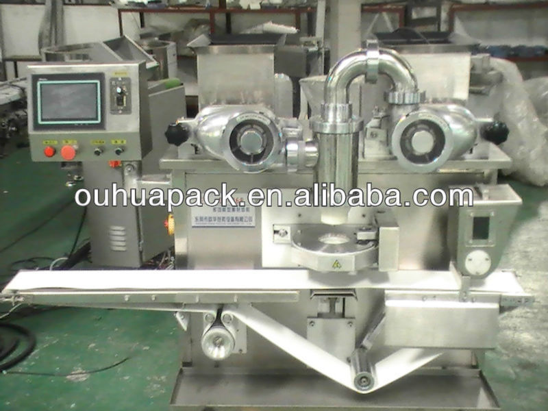 automatic encrusting and forming machine for moon cake pastry mochi