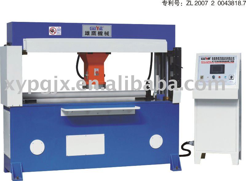 Automatic feeding Hydraulic Traveling Head Leather Cutting Machine